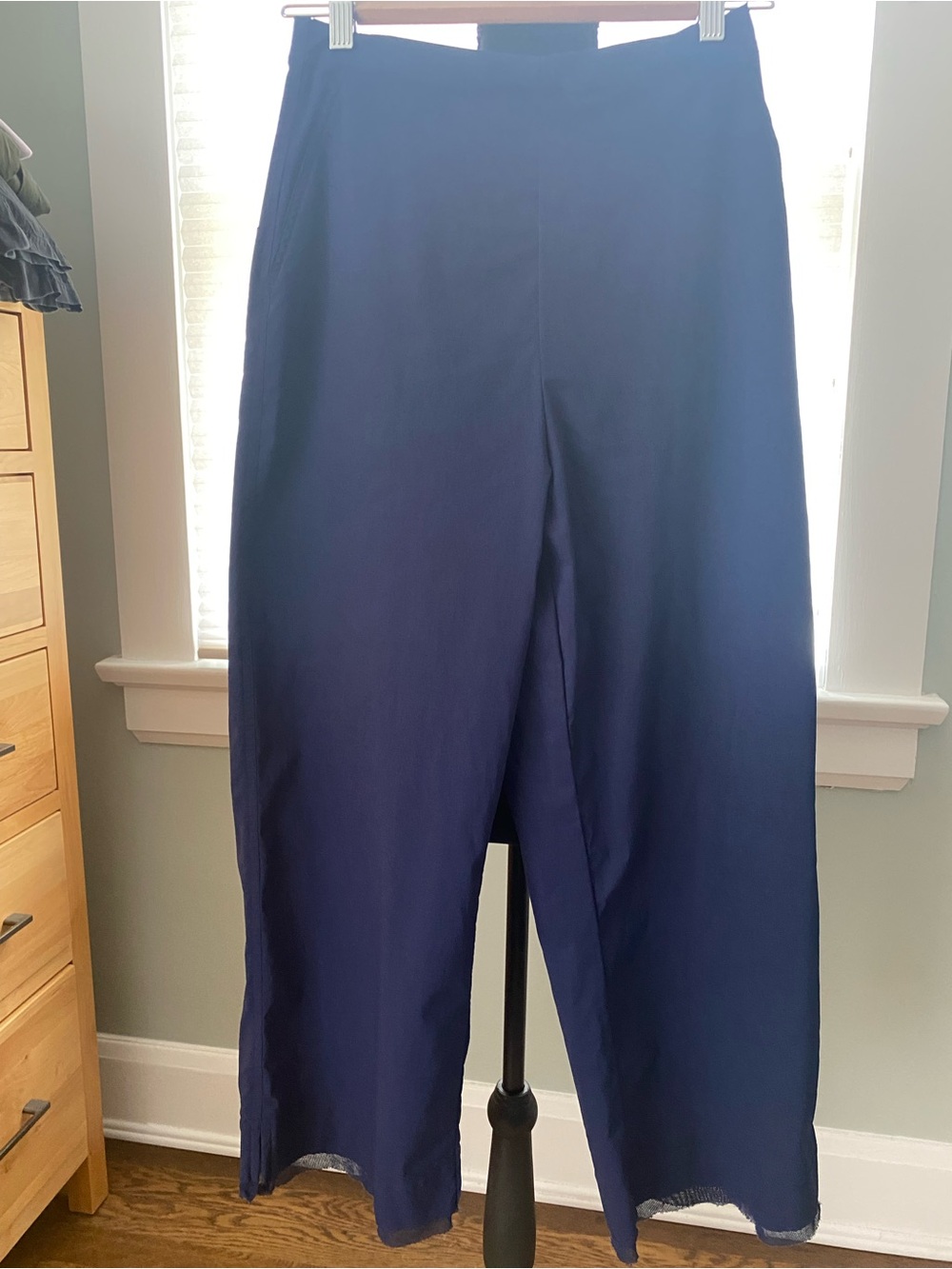 Rundholz black label pull on navy wide leg pants